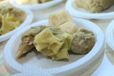 Close-up of food in plate