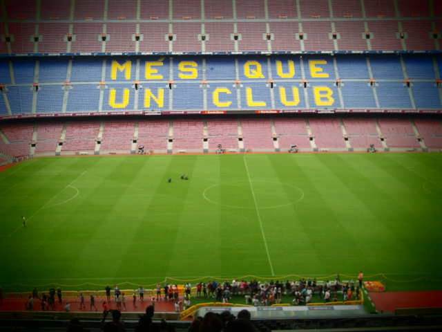 large group of people, men, green color, sport, grass, leisure activity, lifestyles, person, field, crowd, landscape, stadium, high angle view, outdoors, mixed age range, built structure, playing field, day, travel