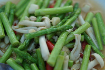 Full frame shot of chopped vegetables