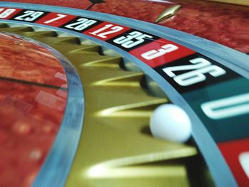 Close up of computer keyboard