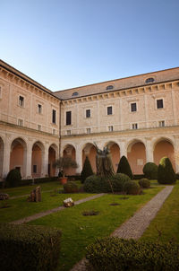 Historic building against clear sky