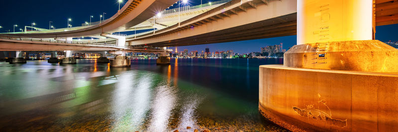 Bridge over river against sky