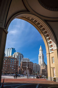 Buildings in city