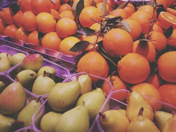 Fruits at market stall