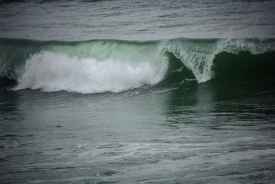 Waves rushing towards shore