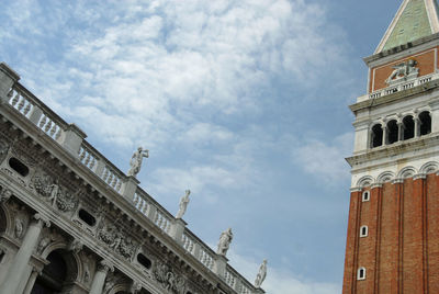 Low angle view of historical building against sky