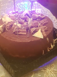 Close-up of cake