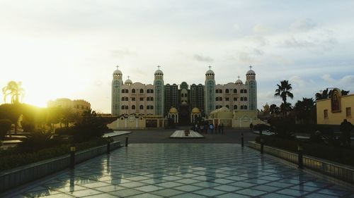 Modern cityscape against sky