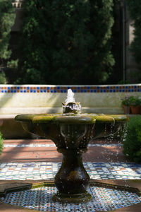 Fountain in park