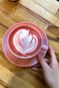 Close-up of coffee on table