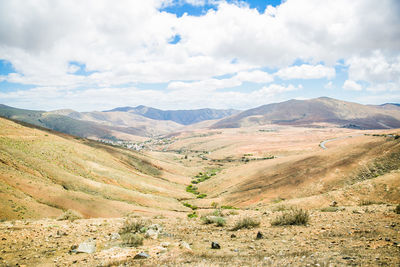 Scenic view of landscape against sky