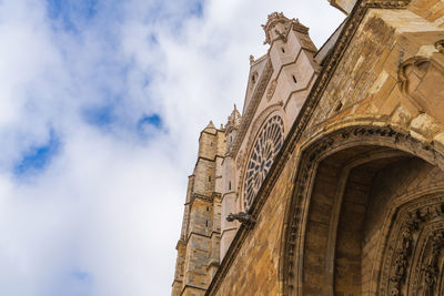 Gothic cathedral of leon in spain 