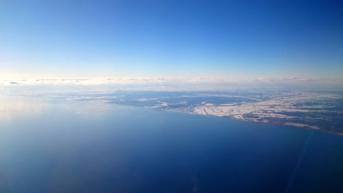 Aerial view of landscape