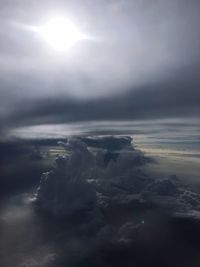 Scenic view of cloudy sky