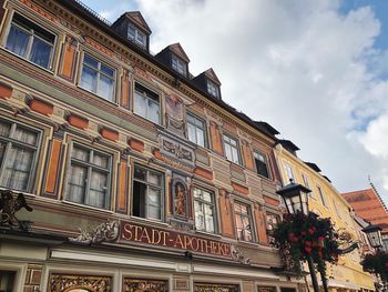 Low angle view of building against sky