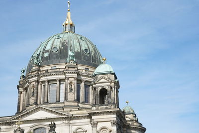 Low angle view of building against sky