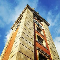 Low angle view of building against sky