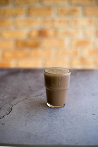 Close-up of coffee on table