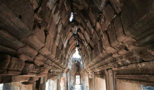 Low angle view of historical building