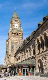 Low angle view of historical building against sky