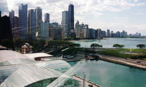 City at waterfront