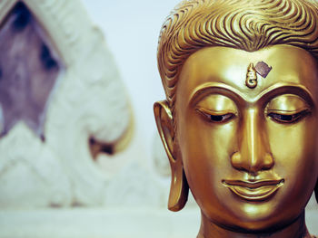 Close-up of buddha statue
