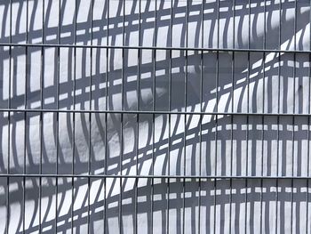 Low angle view of glass ceiling