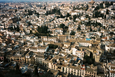 High angle view of granada