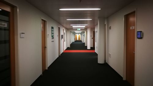 Corridor of building