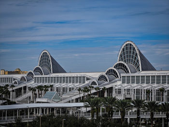 Buildings in city against sky