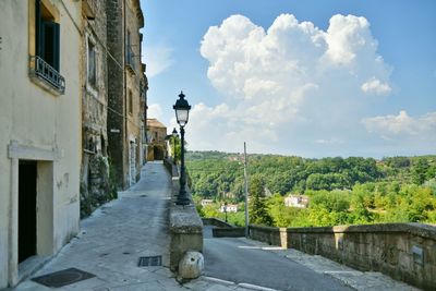 A street of sant'agata dè goti, a village in campania region.