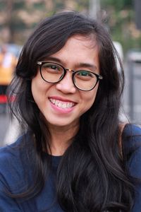 Portrait of woman smiling