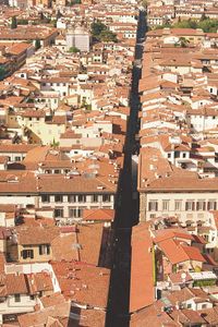 High angle view of cityscape