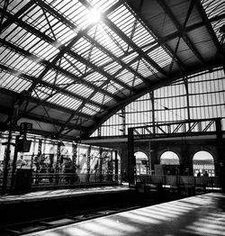 View of railroad station