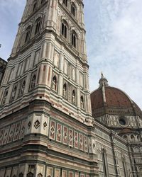 Low angle view of historic building against sky