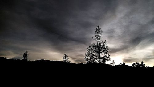 Low angle view of cloudy sky