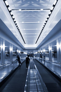 People walking in airport