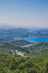 Scenic view of calm sea