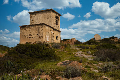 Old ruin on the island la maddalena - old military base