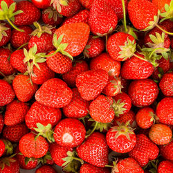 Full frame shot of strawberries