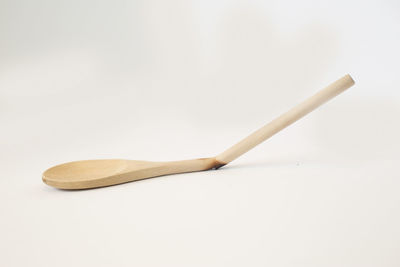 Close-up of wood against white background