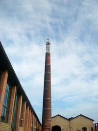 Low angle view of building against sky