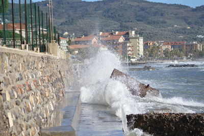 Panoramic view of sea