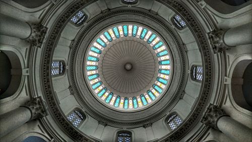 Low angle view of ceiling