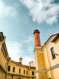 Low angle view of building against sky