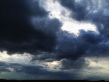 Scenic view of dramatic sky