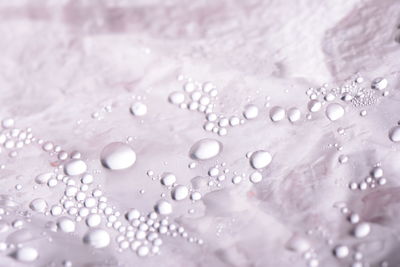 Close-up of water drops on leaf