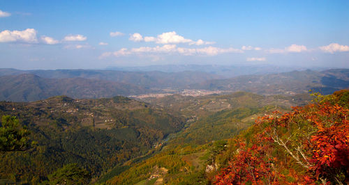 Scenic view of landscape against sky