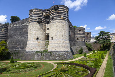 Castle of angers, france