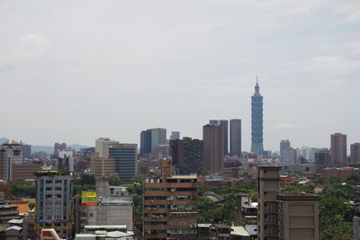 Skyscrapers in city